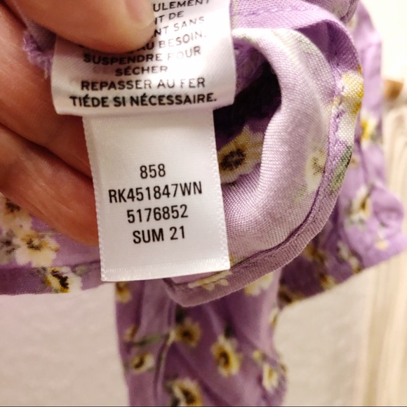 Abound Off Shoulder Puff Sleeve Crop Top Cottagecore - Picture 8 of 9